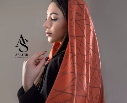 شال دیور خطی رنگی