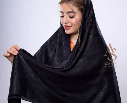 روسری ژاکارد پوست ماری